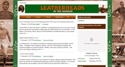 Desktop Screenshot of leatherheadsofthegridiron.com